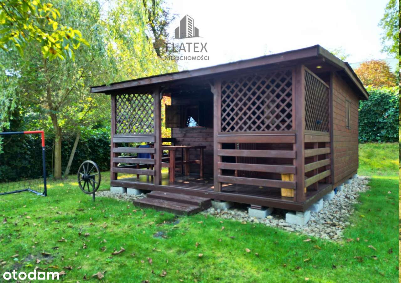 Piękna działka ROD z drewnianym domkiem  445m2 - Pełny obrazek: 3/8