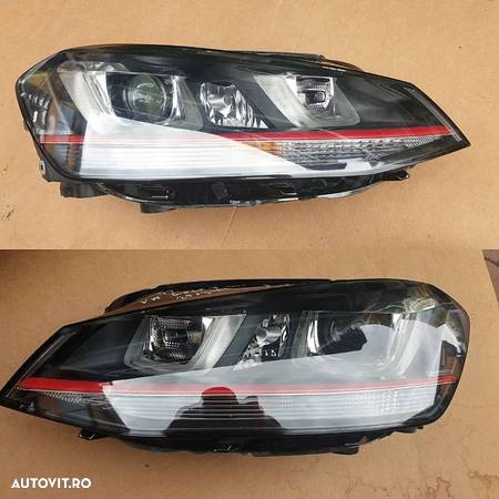 faruri led+xenon vw golf vll gti 2013/2017 - 1