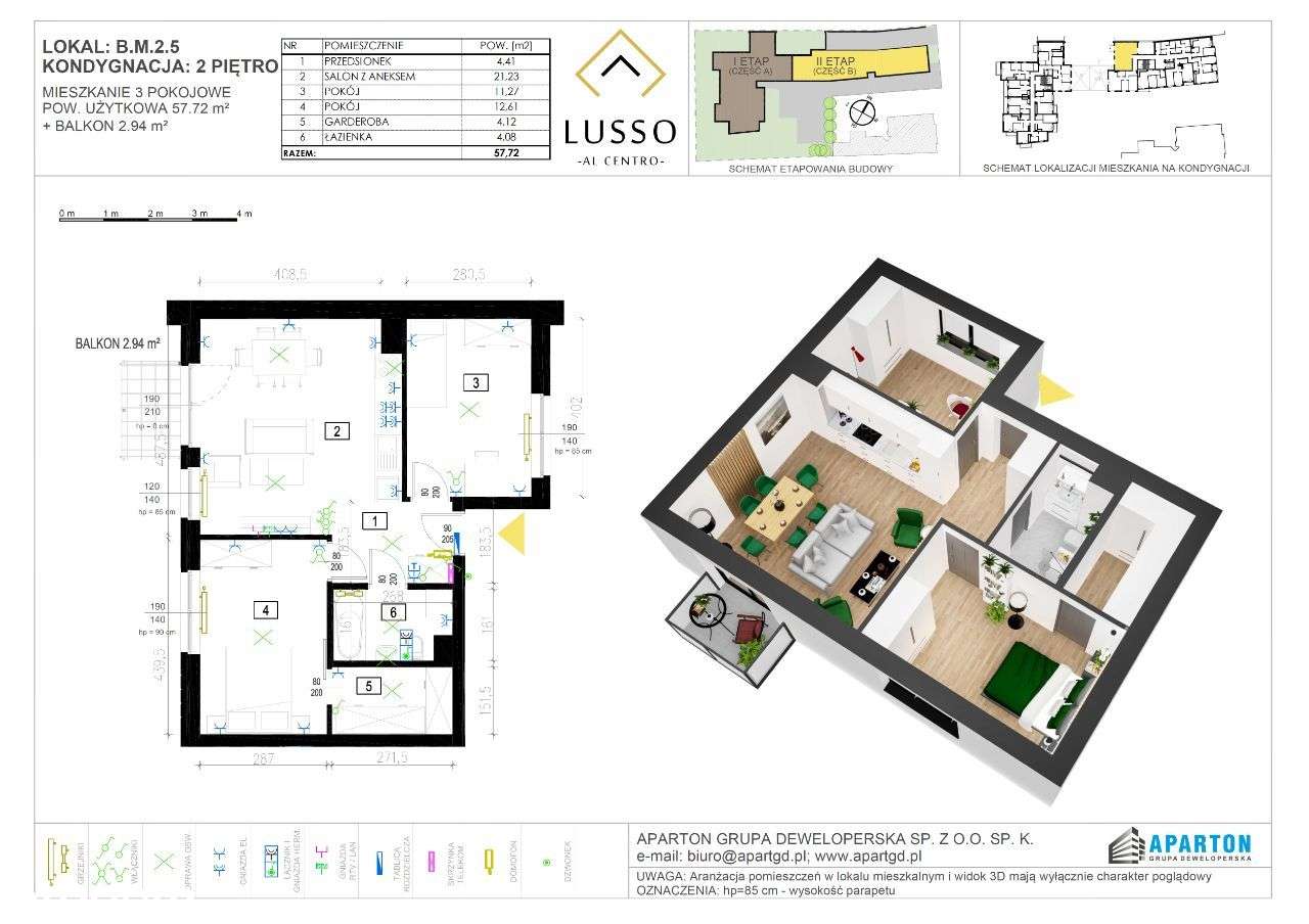 3 pokojowe, Lusso Al Centro B.2.5 - Pełny obrazek: 2/8