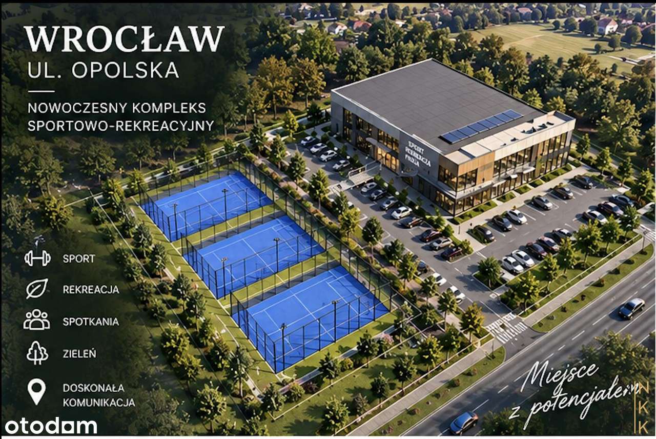Działka budowlana usługi sportu i rozrywki Wrocław
