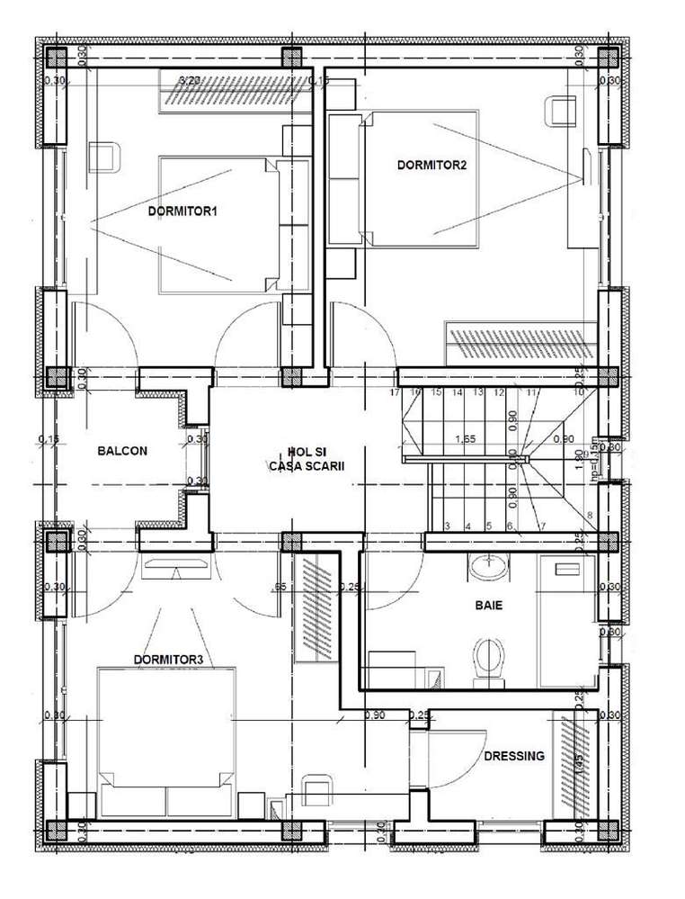 Casa de vanzare - 4 camere - 2 bai - teren 300 mp - Sura Mica-3