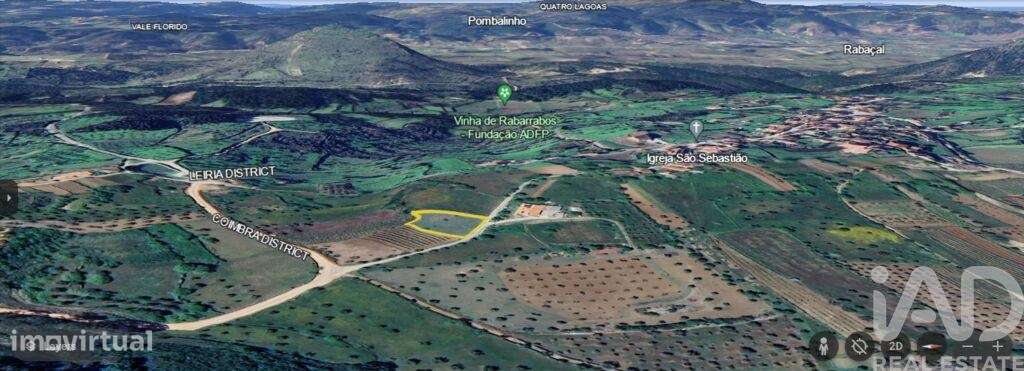 Terreno Agrícola em Alvorge de 1250,00 m2 - Grande imagem: 2/10