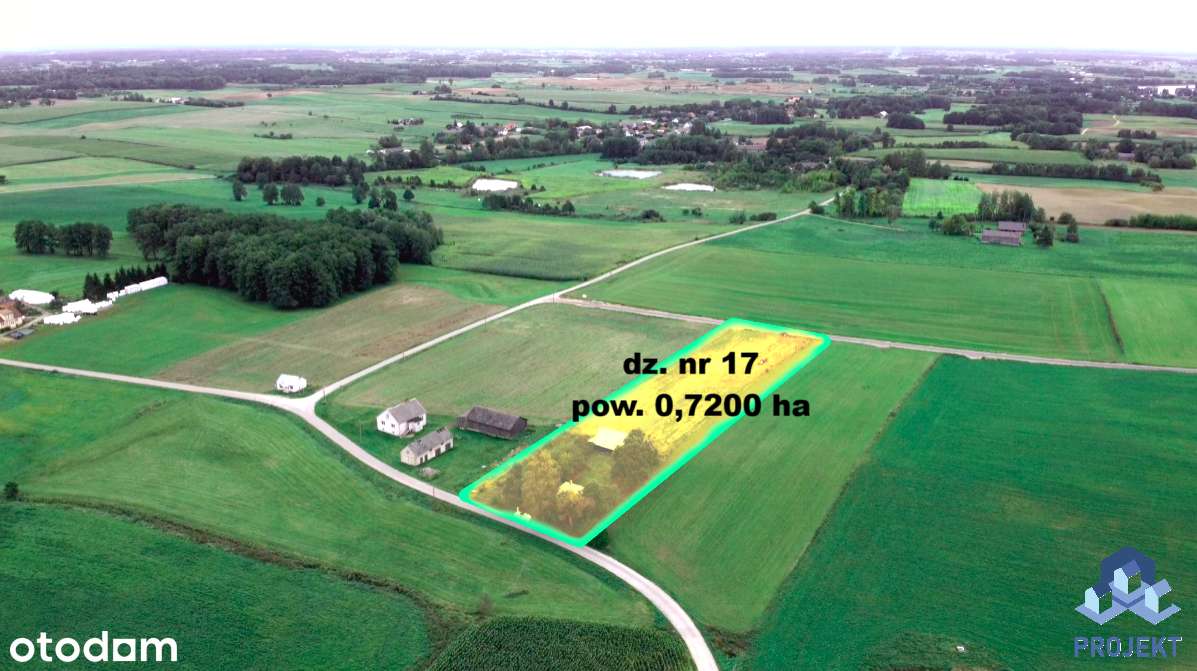 Na sprzedaż siedlisko + ziemia rolna; 5,25 ha, gm. Bargłów Kościelny-3