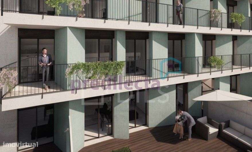 T0 c/Terraço - Em Const. – Ao Pólo Universitário da Asprela-REF#4078-12