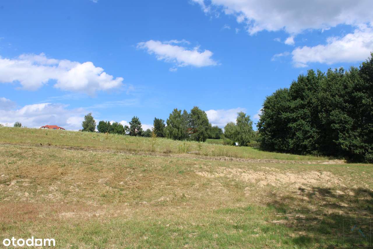 Kobylec, gmina Łapanów – działka budowlana z własnym stawem.-4