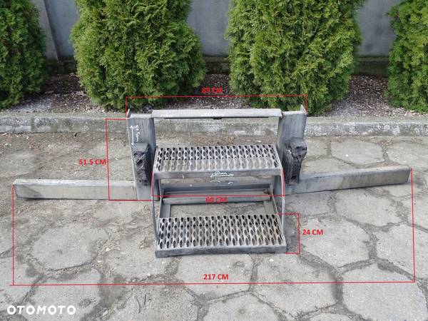 MAN L2000 LE 94-04 ZDERZAK BELKA TYŁ STOPIEŃ - 2