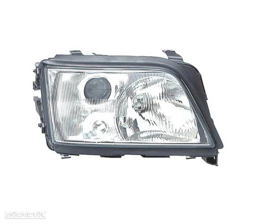 FAROL DIR OPTICAS PARA AUDI A6 94-97 FUNDO CINZENTO - 1