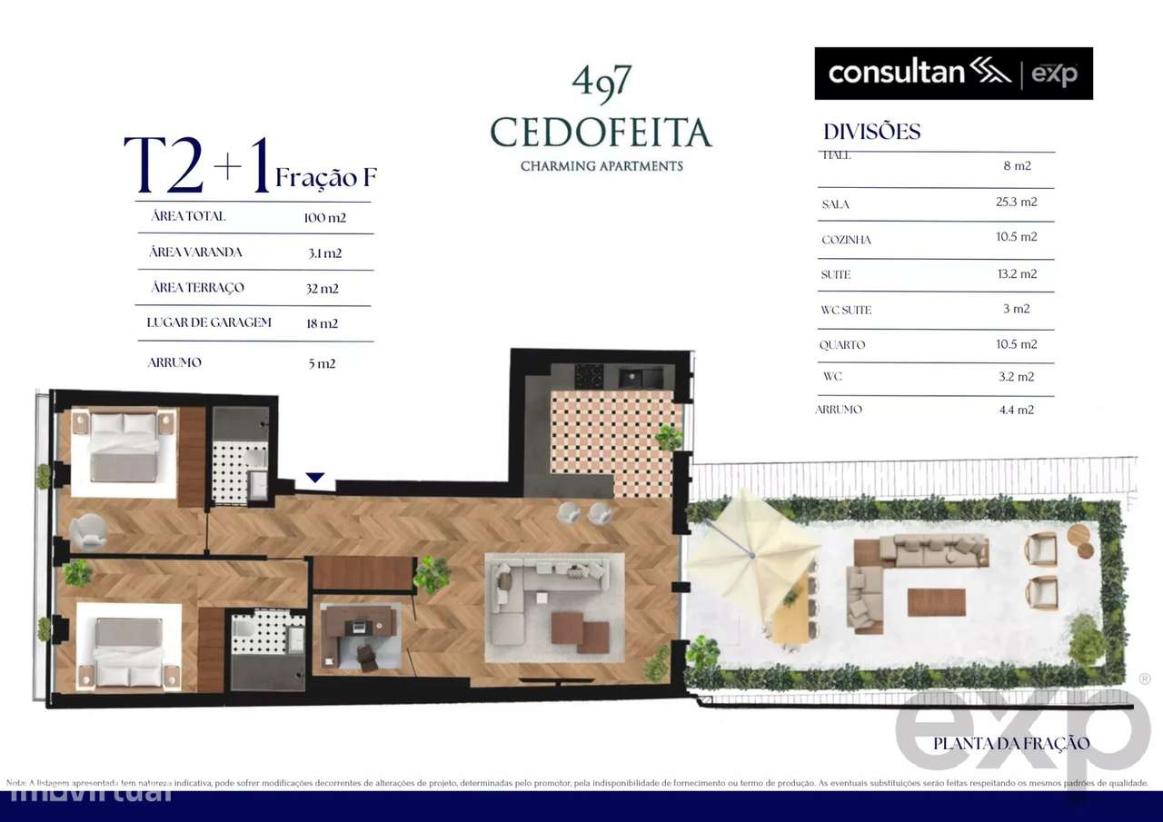 Apartamento T2+1 - Cedofeita - PORTO - Grande imagem: 5/8