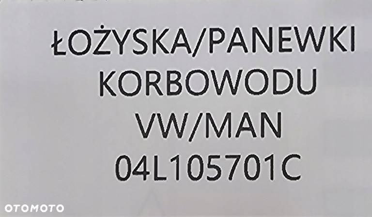 NOWE ORG ŁOŻYSKA PANEWKI KORBOWODU VW SEAT SKODA AUDI MAN 04L105701C - 6