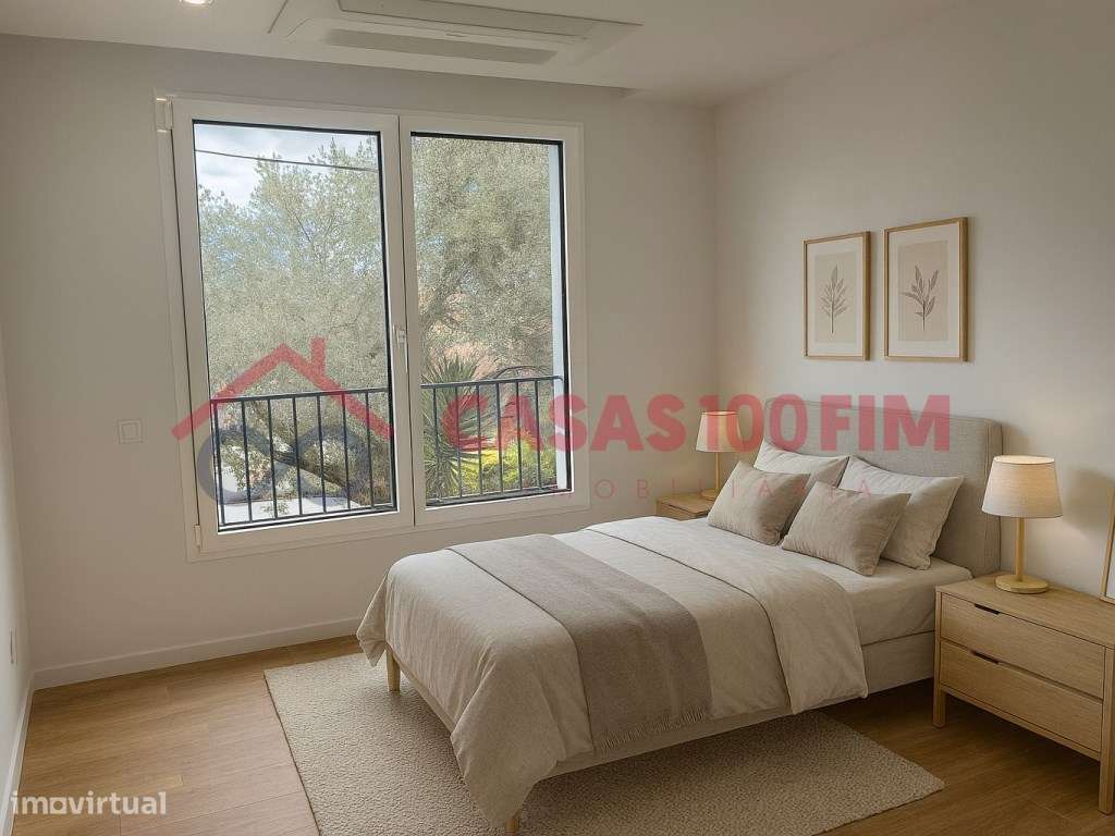 Apartamento T3 novo com varandas e vista castelo em Leiria-7