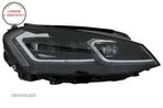 Pachet Exterior cu Faruri Bi-Xenon Look G7.5 Look LED Semnal Dinamic VW Golf 7 VII- livrare gratuita - 10