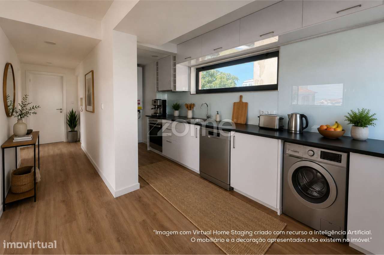 Apartamento T2 renovado no Paim.-10