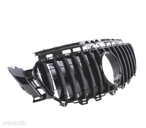 GRELHA FRONTAL PARA MERCEDES E W213 16-18 LOOK GT PRETO BRILHO - 2