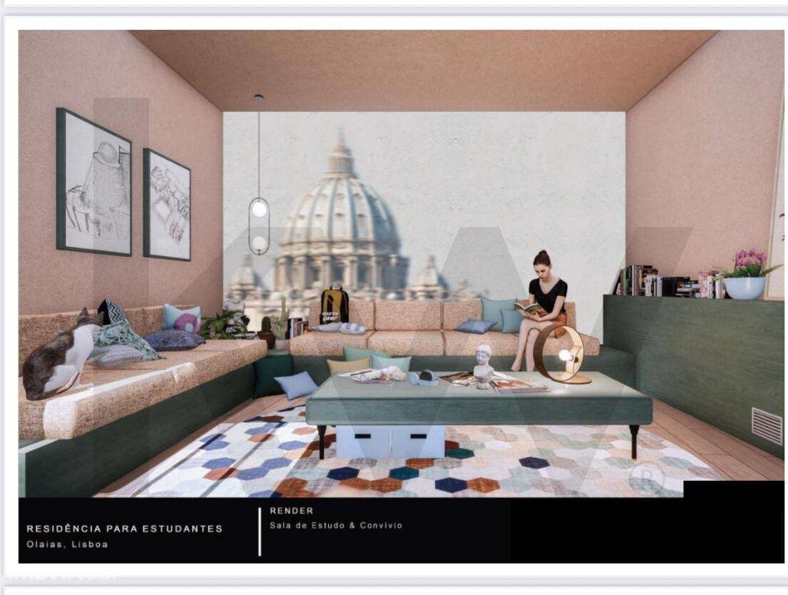 Prédio com projeto aprovado para Residência de Estudantes Areeiro-Olai - Grande imagem: 3/14