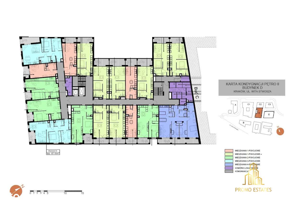 Inwestycja Wita/ 3 pok. z MP - ul. Wita Stwosza-3