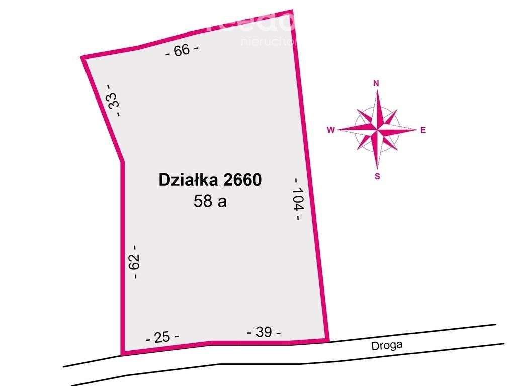 Działka budowlana 58 ar w urokliwym zakątku Lubeni - Pełny obrazek: 5/14