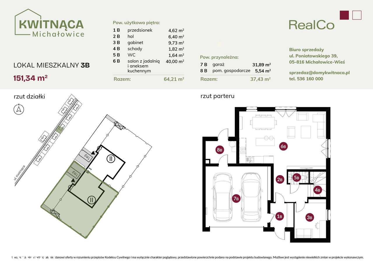 6-pok. dom 151 m2 + duży ogródek 327 m2 - Pełny obrazek: 2/9