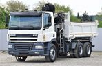 DAF CF 85.340 * Wywrotka 4,90 m + HIAB 122 B - 2 CL - 5