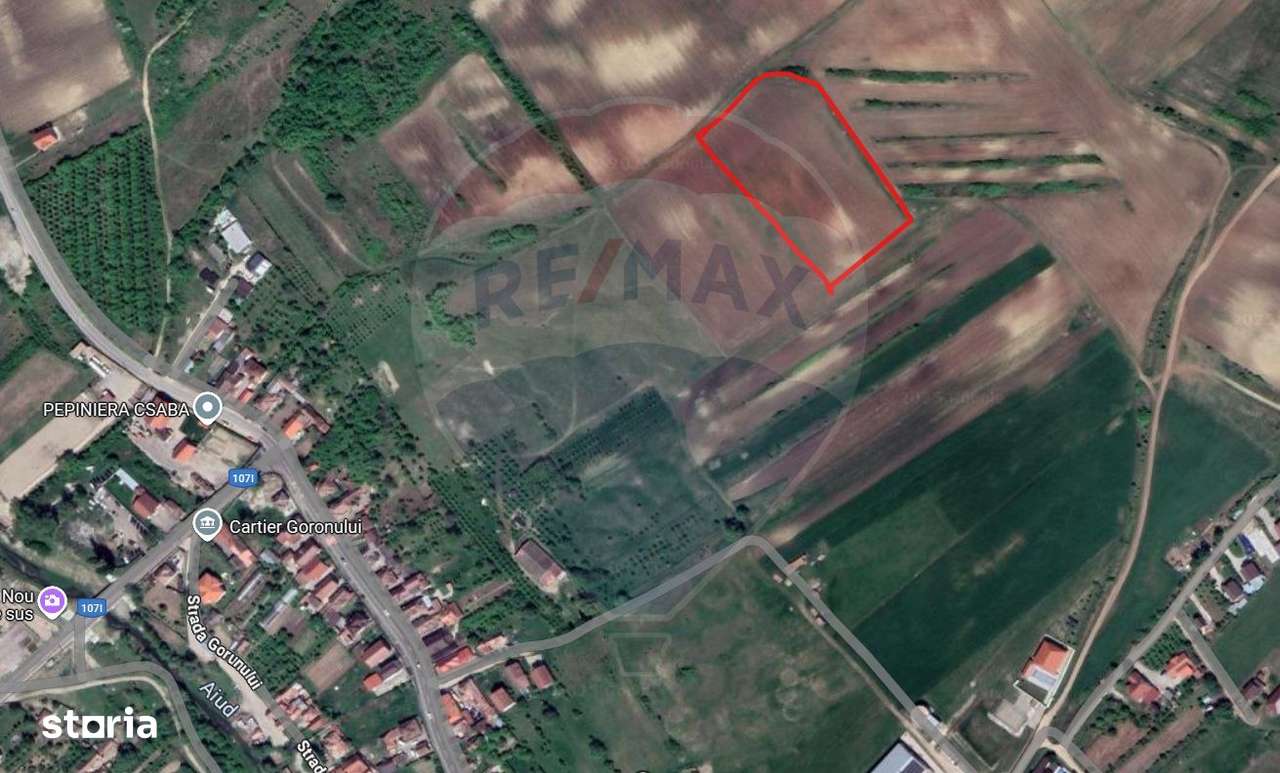 Teren 8,700mp Aiud / Strada Paltinis COMISION 0% - Imagine principală: 1/3