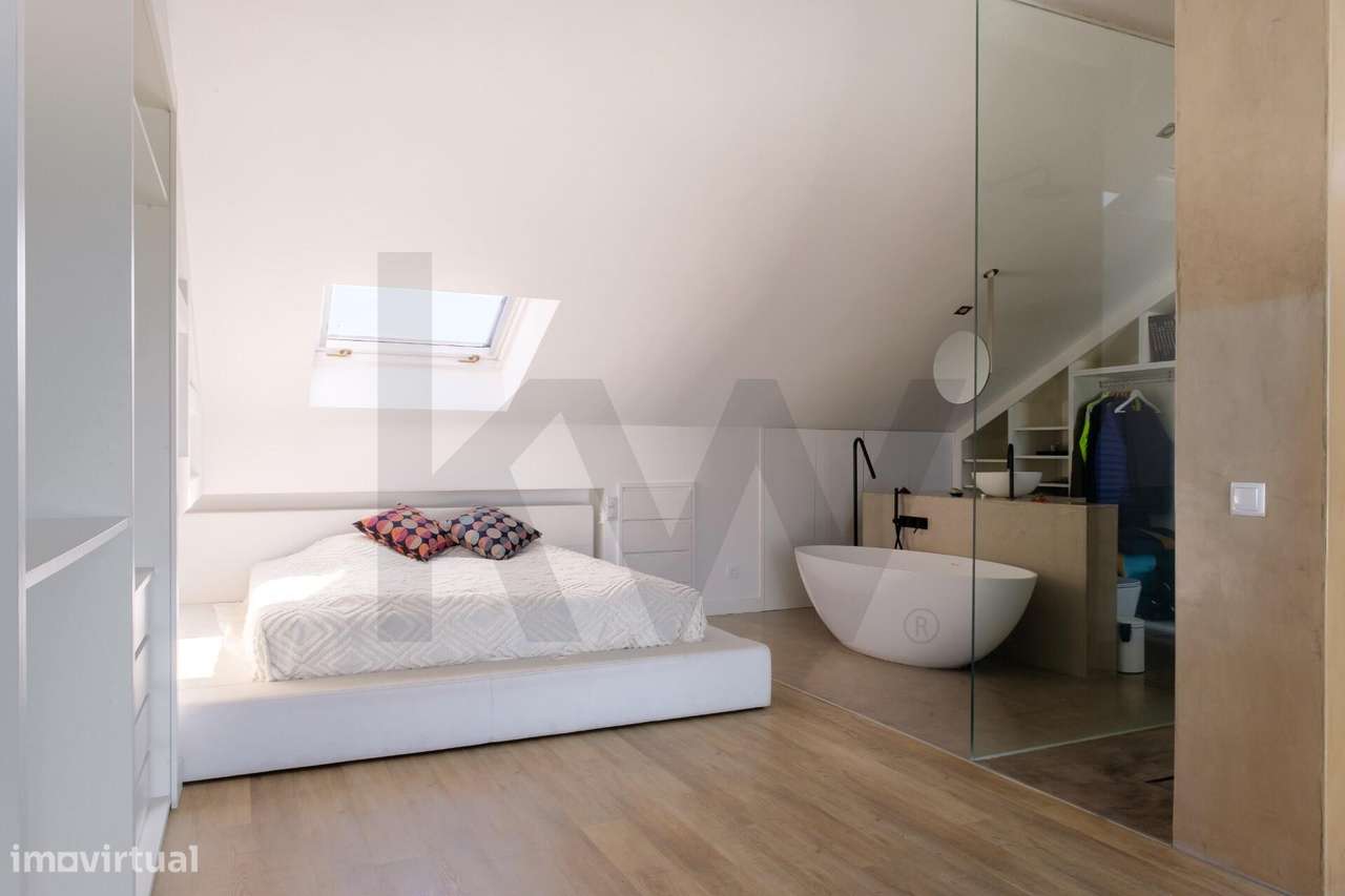 Apartamento Duplex T3 com Vista Mar a 700m da Praia de Carcavelos - Grande imagem: 3/33