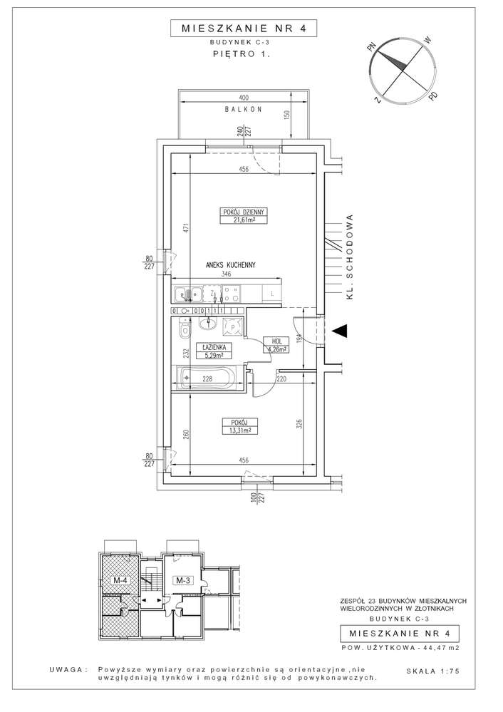 2 pok. z balonem | Złotniki Park nowy etap VII - Pełny obrazek: 5/7