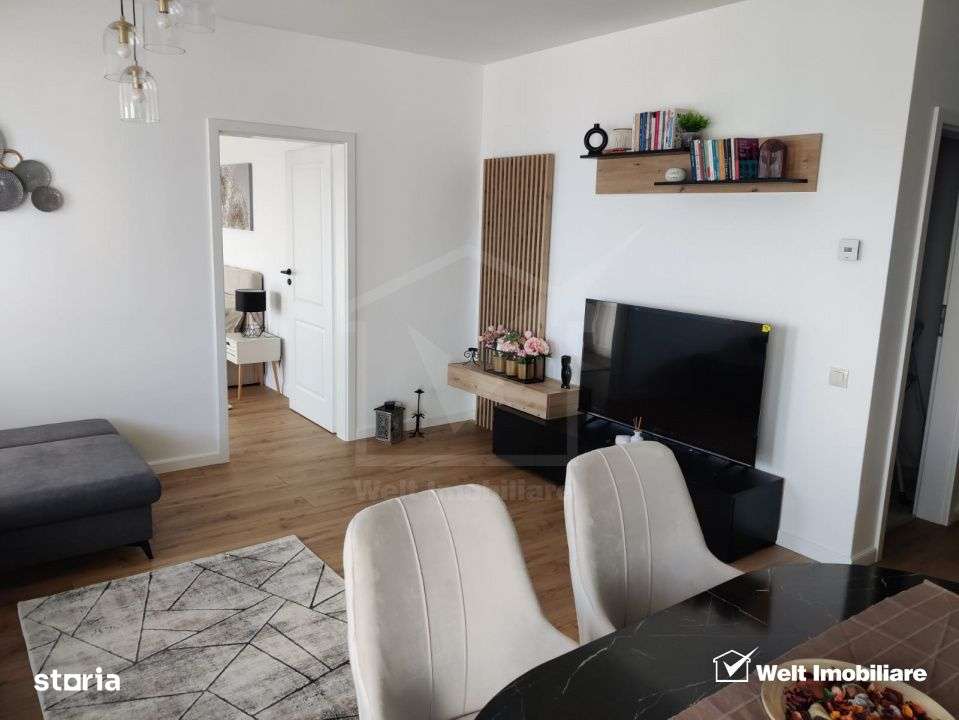 Apartament cu doua camere, doua balcoane, mobilat si utilat, Floresti - Imagine principală: 4/16