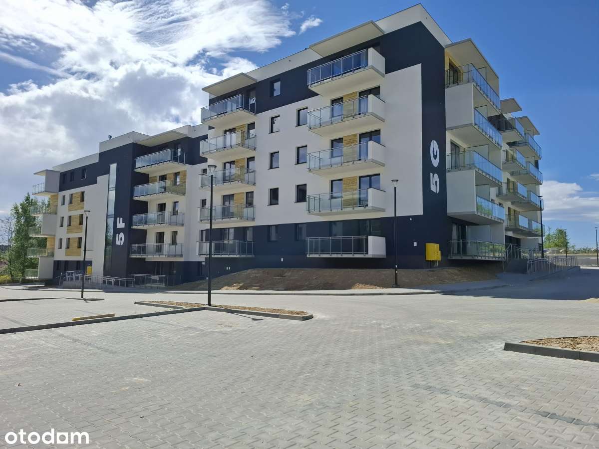 Mieszkanie 3-pokojowe-55m2, okno w kuchni, duży balkon, niska zabudowa