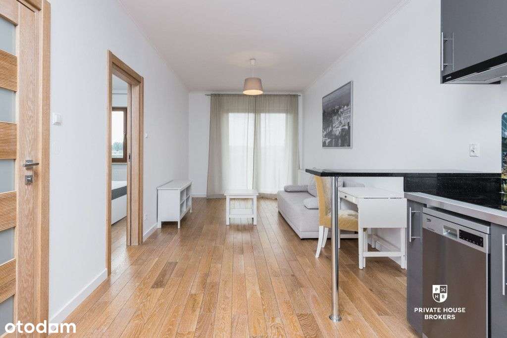 5 Piętro, Wiślane Tarasy, 50 m-2 pok| Taras 8 m² – pohled 4
