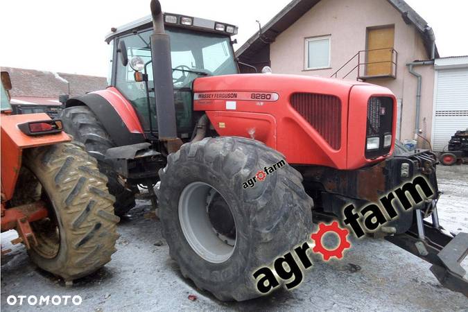 Massey Ferguson 8280 8270 skrzynia silnik kabina most zwolnica - 3