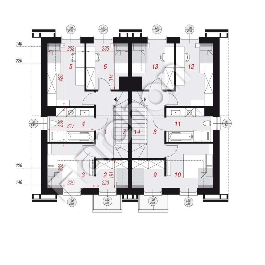 Nowe domy w zabudowie bliźniaczej | Stobierna | Świąteczna Promocja - Pełny obrazek: 4/15