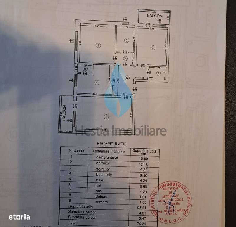 Apartament cu trei camere, Mircea cel Batran.-3