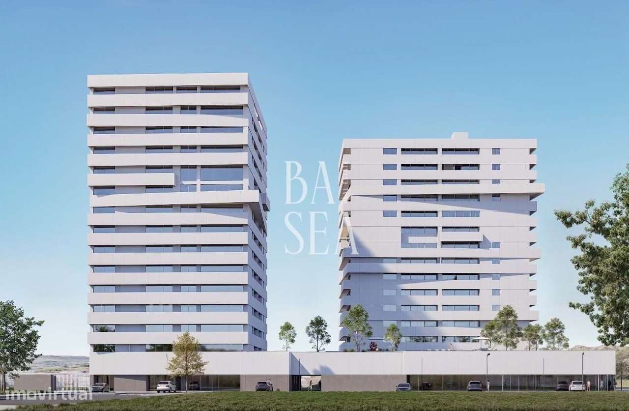 Apartamento T2 novo em condomínio com piscina em Ramalde Porto-16