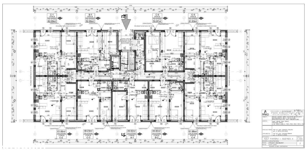 Mieszkanie A8 - 62,09m² - Pełny obrazek: 2/7