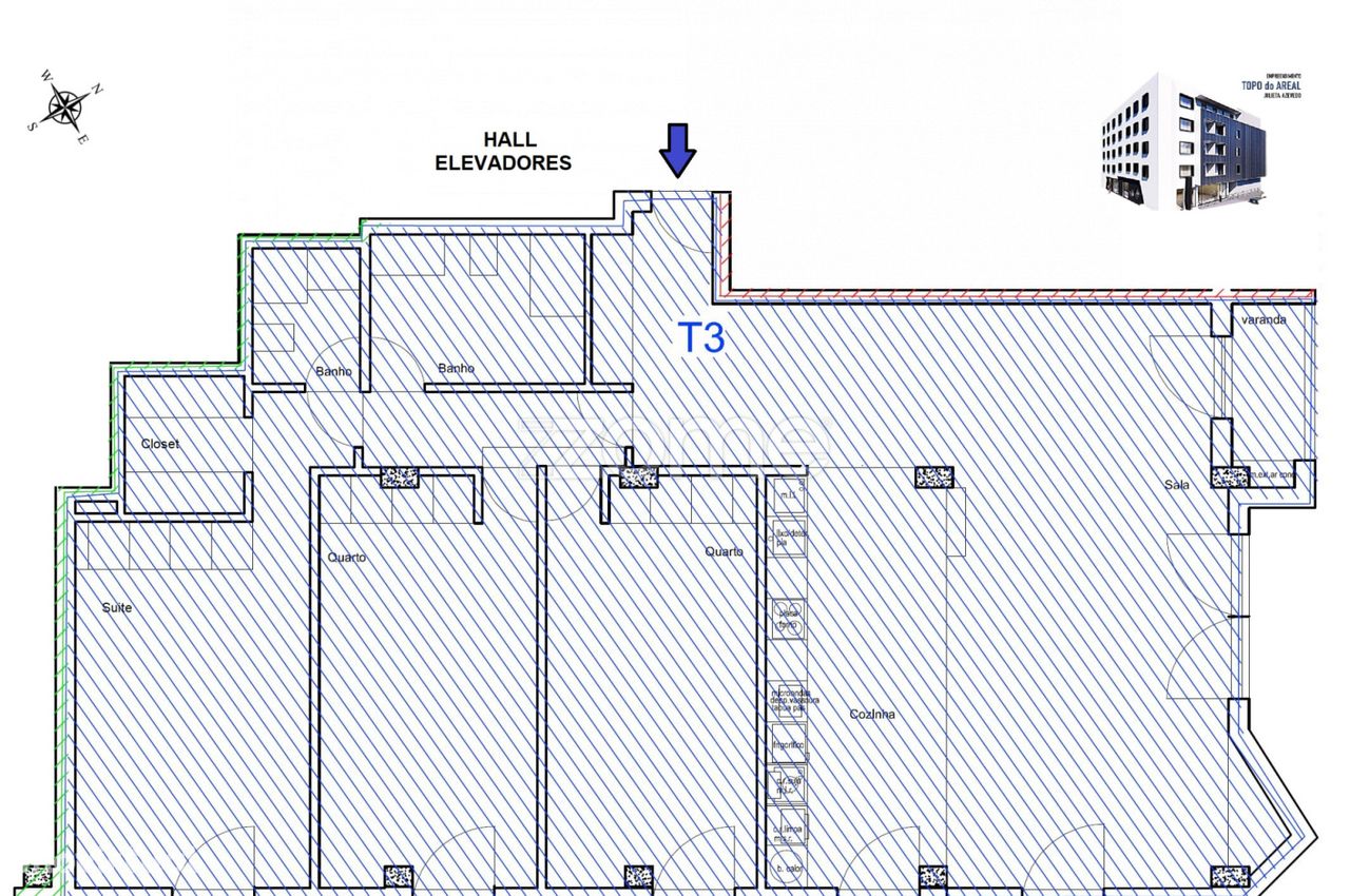 T3 Novo - S. Vicente - TOPO do AREAL