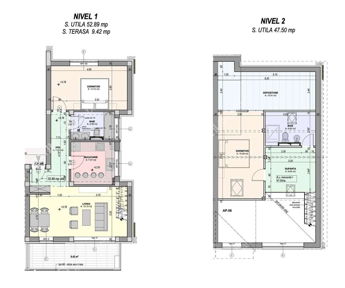 Apartament tip penthouse cu 3 camere in Cristian Sibiu-4
