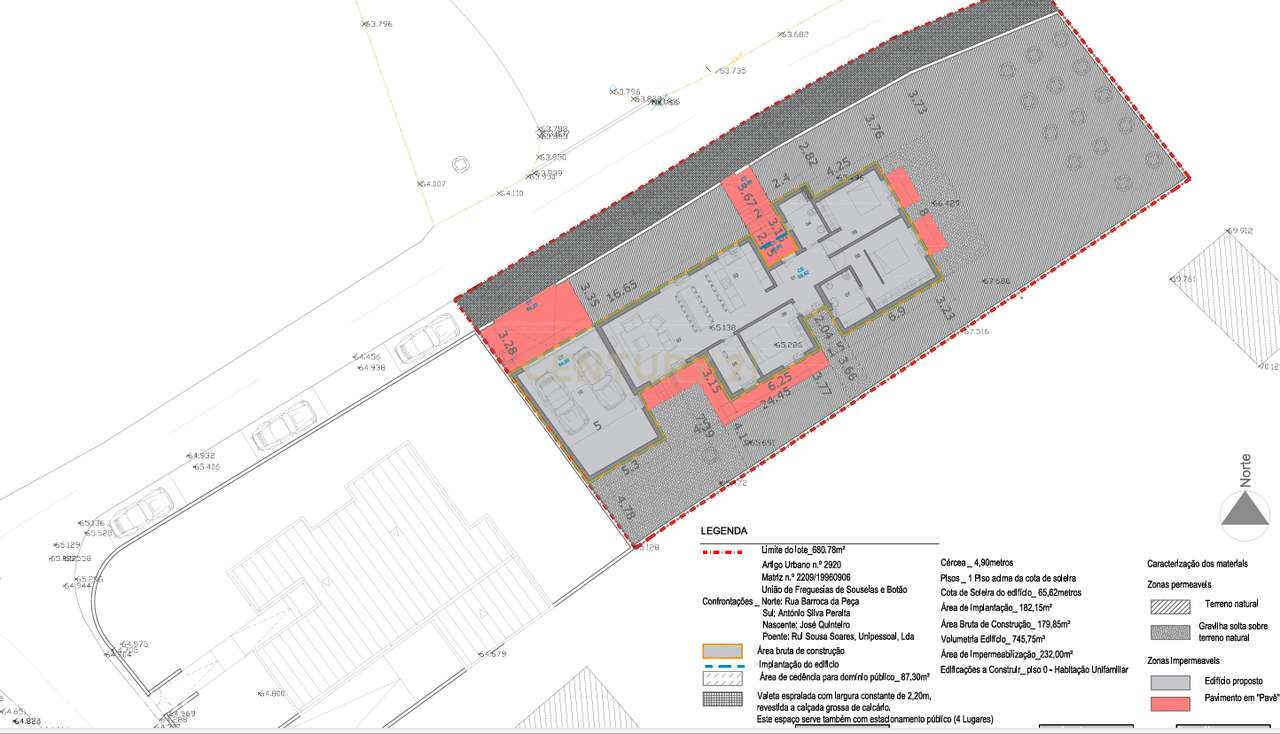 Terreno 680 m² com Projeto Aprovado – Marmeleira, Souselas (Coimbra) - Grande imagem: 3/11
