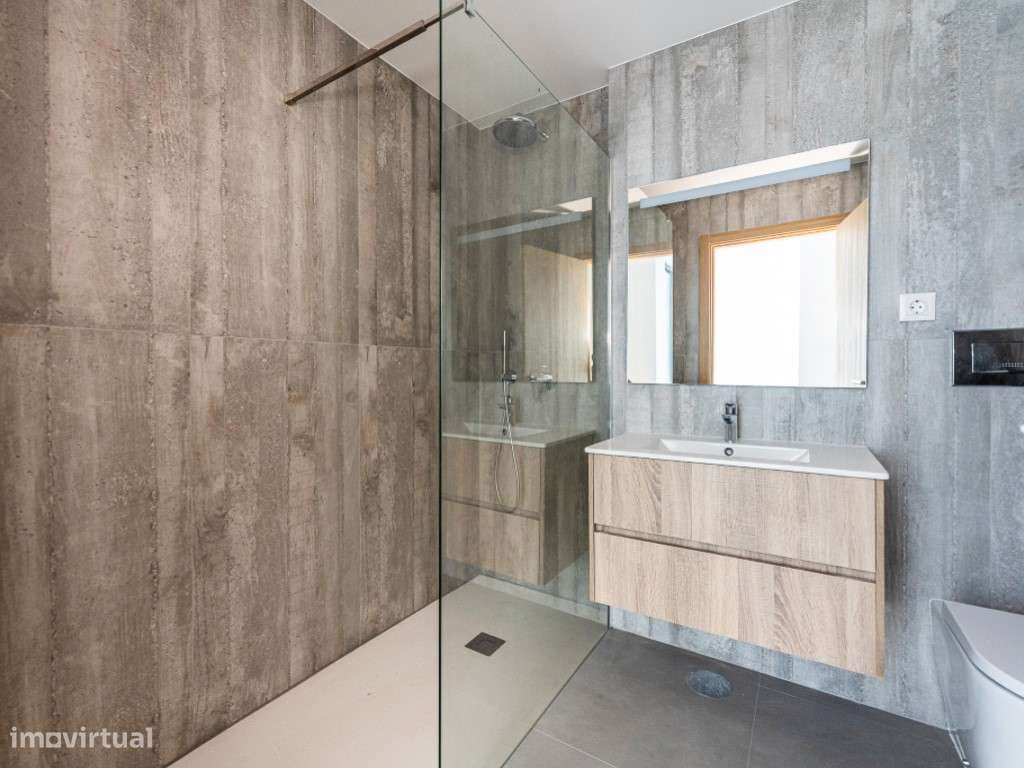 Apartamento T1 convertido em T2, inserido condomínio fechado - Empr...-21