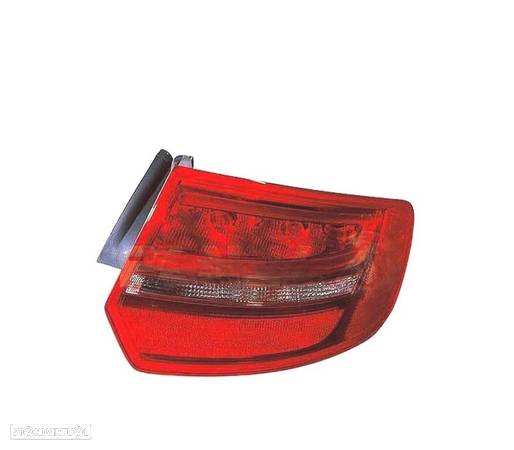 FAROLINS PARA AUDI A3 SPORTBACK 5P 09-12 BRANCO LED VERMELHO - 1