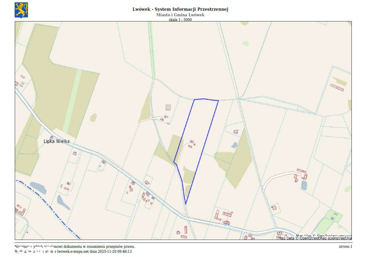 Siedlisko (3,07 ha) Lipka Wieka, gm. Lwówek - Pełny obrazek: 5/5
