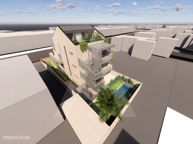 Apartamento T3 novo com piscina na Praia da Barra-9