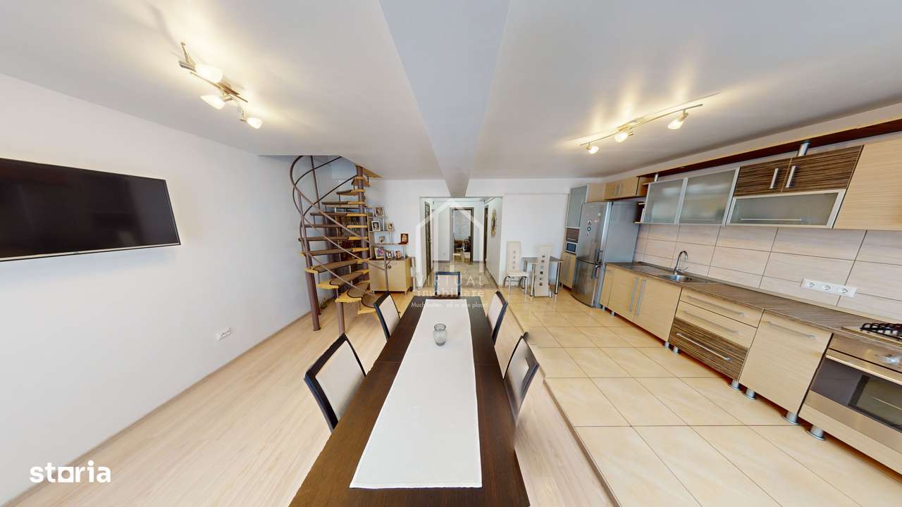 Apartament RENOVAT cu 4 camere, 110 mp utili, 2 bai, pod - Cisnadie - Imagine principală: 5/20