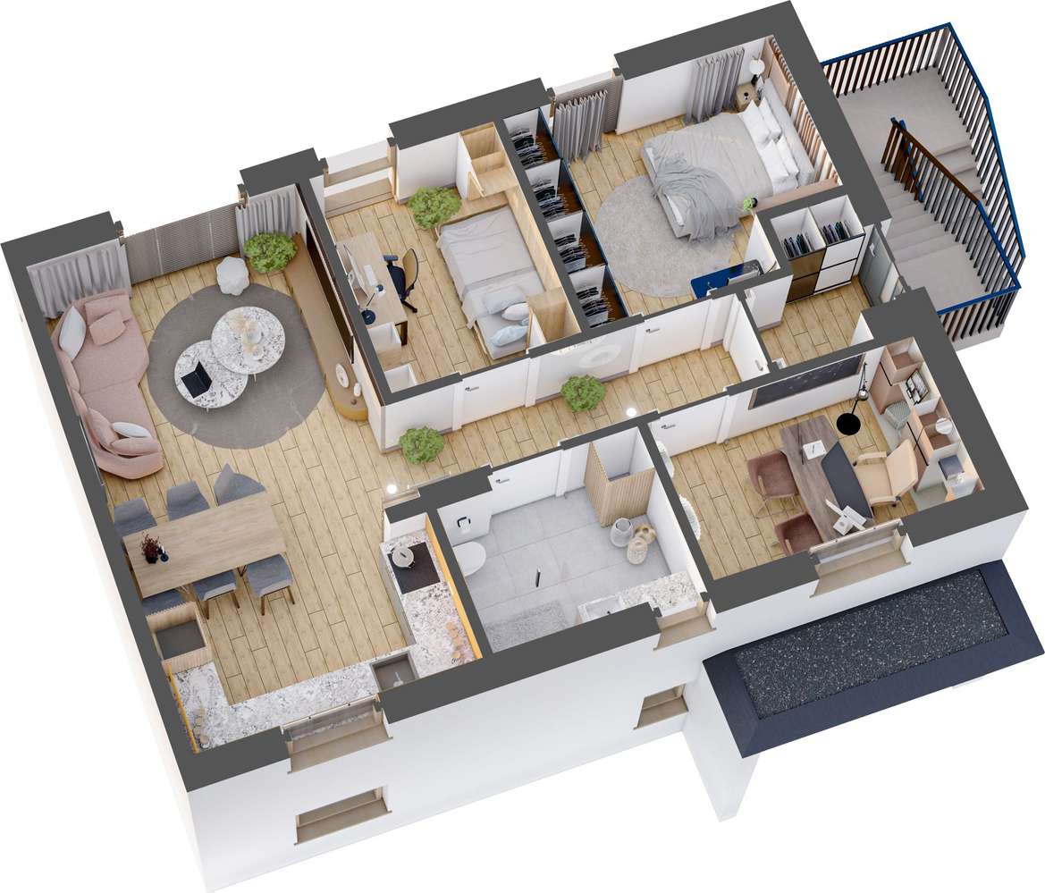 Słoneczny Nowy Otok | mieszkanie 4-pok. | 13F - Pełny obrazek: 4/14