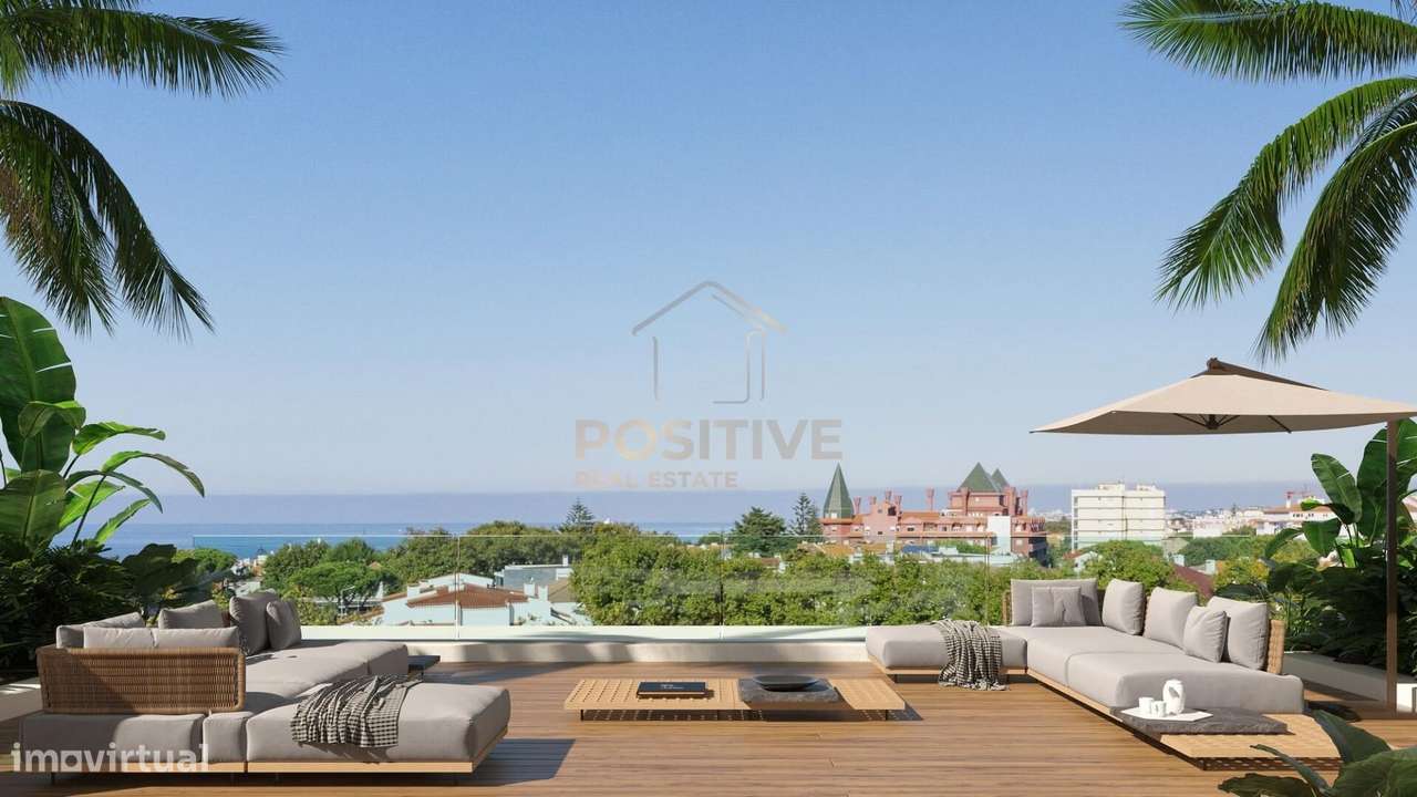 T2 novo com 146 m2, terraço e box para 3 carros na Parede, Cascais-16