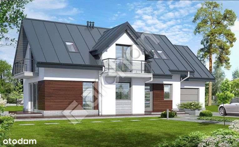 Klasyczny parterowy dom z użytkowym poddaszem - Pełny obrazek: 4/19