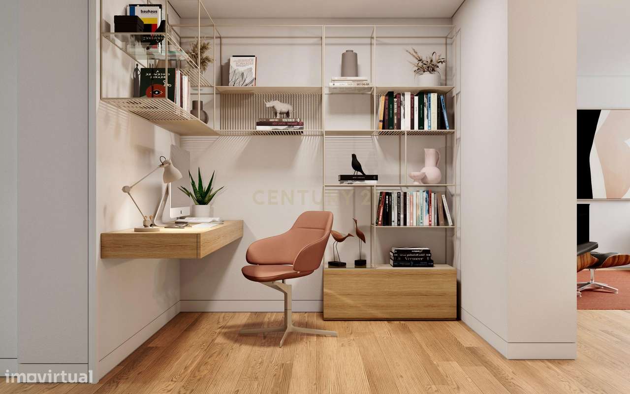 Apartamento T1 à Venda na Estrela, Lisboa – Novo, com Vista Rio e Acab - Grande imagem: 5/16