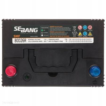 Akumulator Sebang 35Ah/300A P Japan B19J - 3