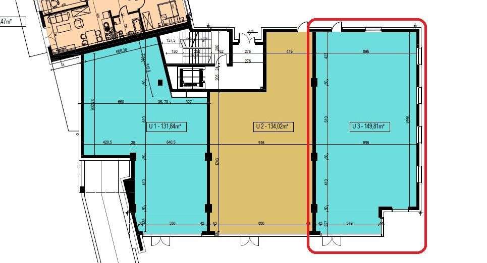 149 m2 blisko centrum miasta. Nowy lokal użytkowy - Pełny obrazek: 2/8