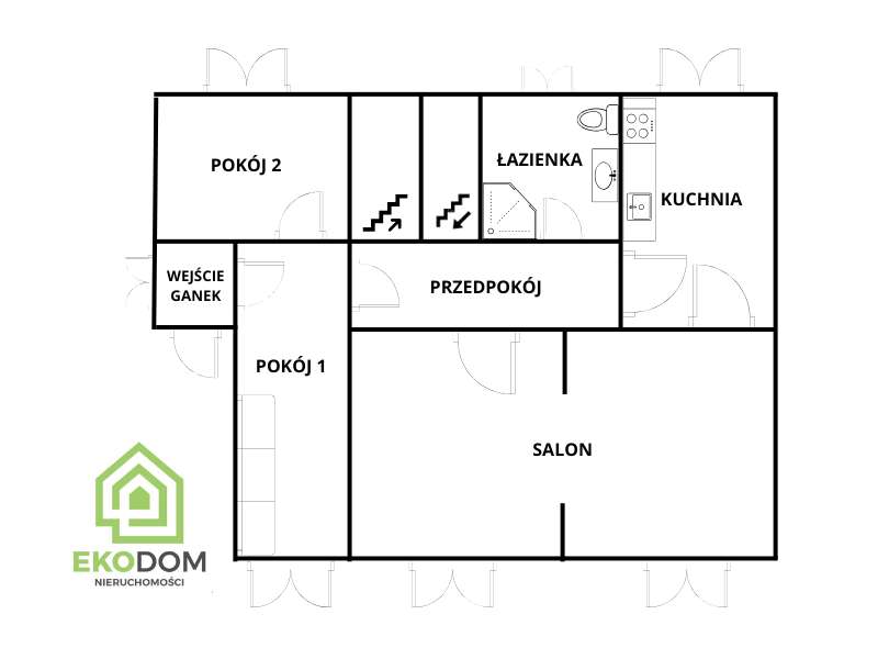 Piętrowy dom do wynajęcia / Lubliniec - Pełny obrazek: 2/20