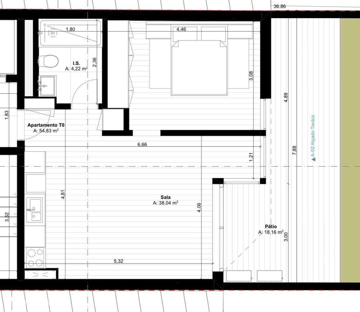 T1 Matosinhos com terraço 70m2-7