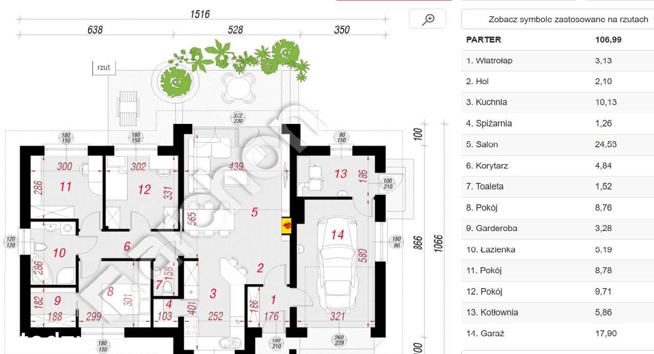 Parterowy dom, gotowy do zamieszkania -15 minut od Rzeszowa-13